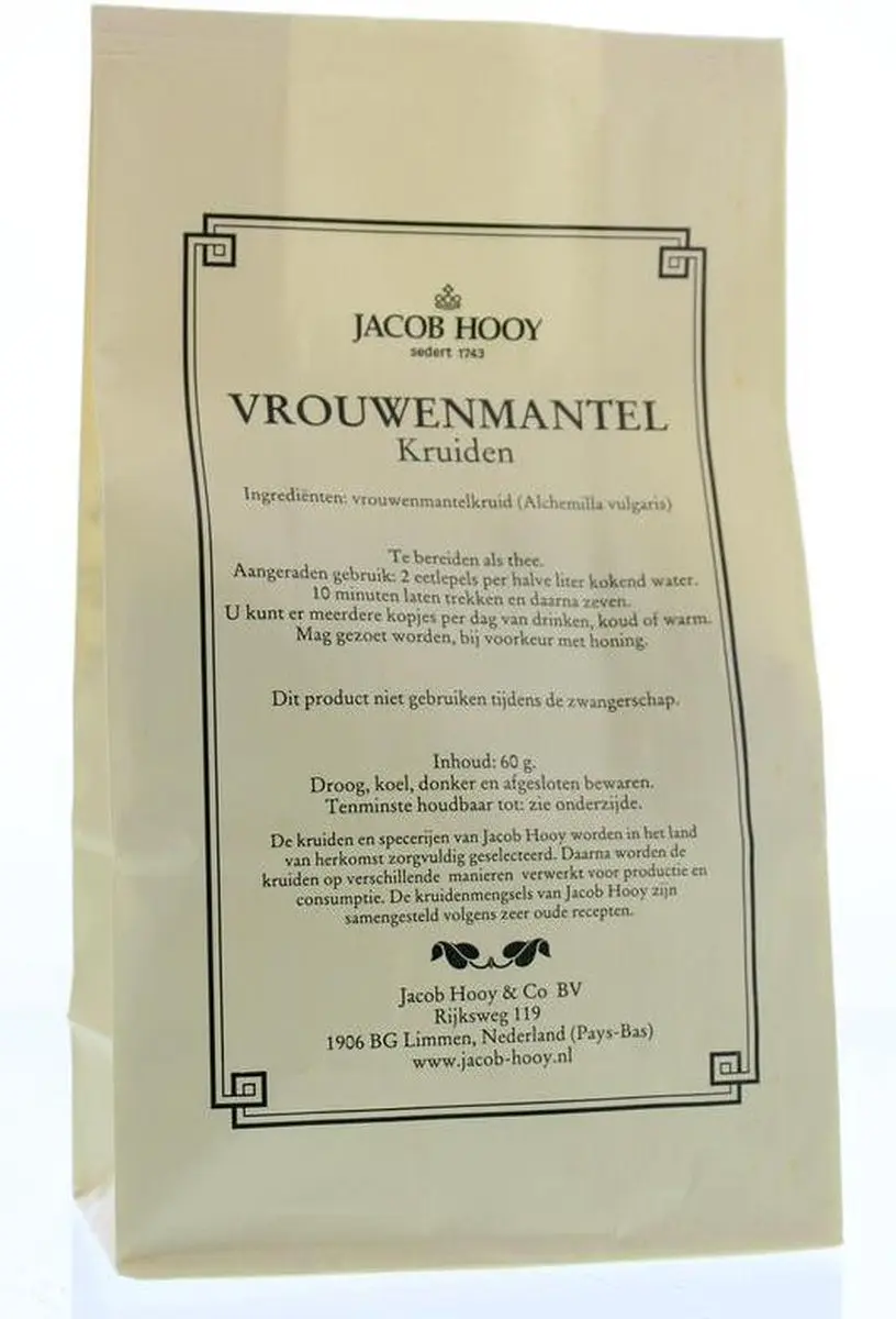 Jacob Hooy Vrouwenmantel Thee 60g - afbeelding 2 van 4