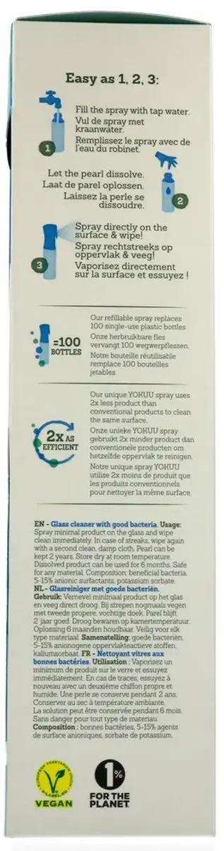 Yokuu Glasreiniger Starterkit