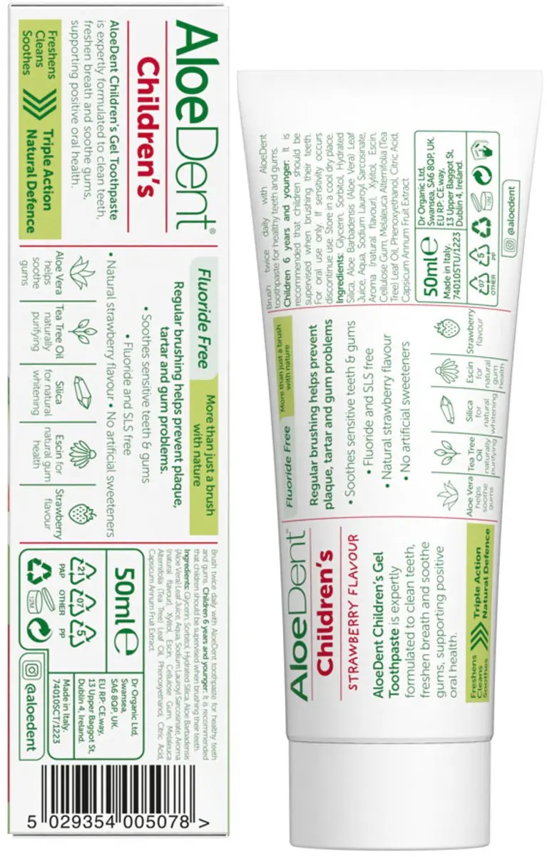 Aloe Dent Kindertandpasta 50ml