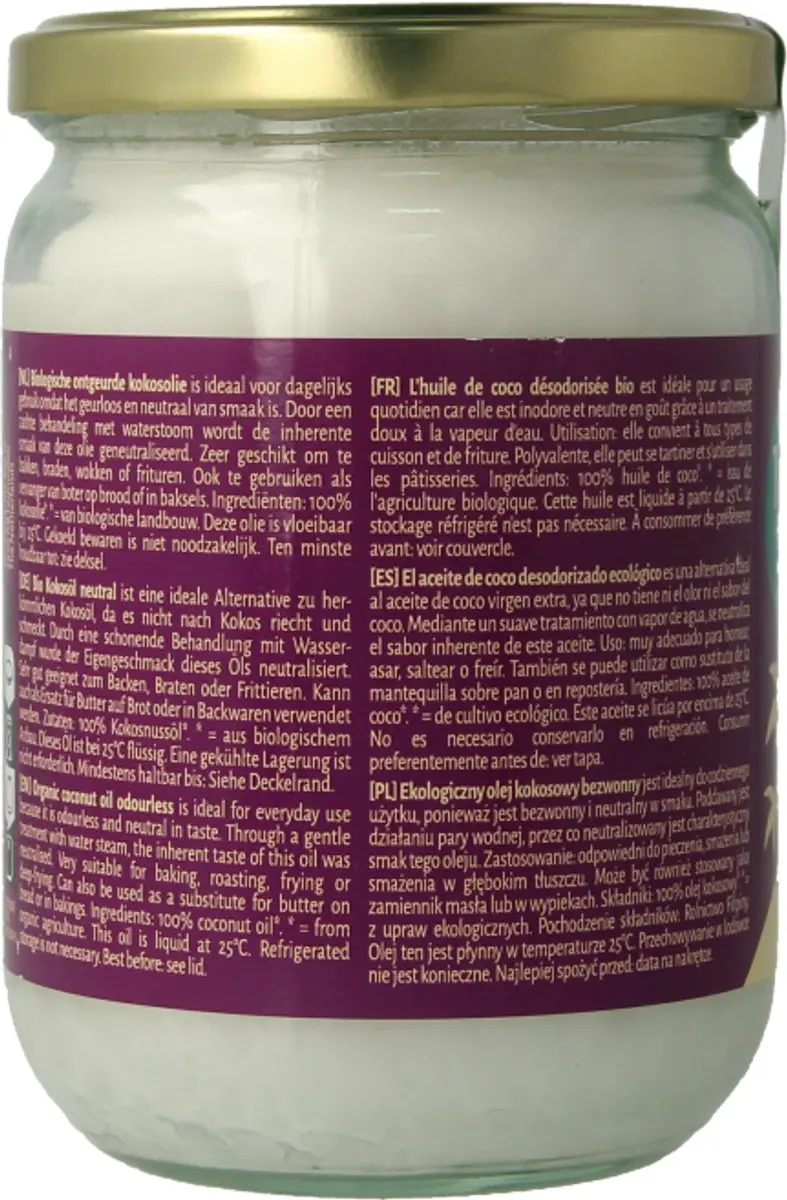 Terrasana Bio Kokosolie Geurloos 500ml