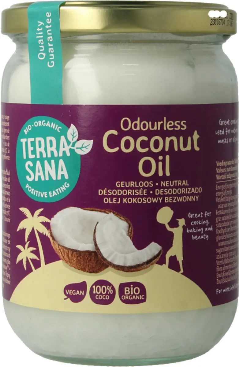 Terrasana Bio Kokosolie Geurloos 500ml
