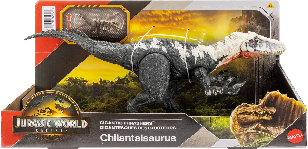 Jurassic World Rebirth Chilantaisaurus Actiefiguur 35,5cm - JGB95 - afbeelding 3 van 6