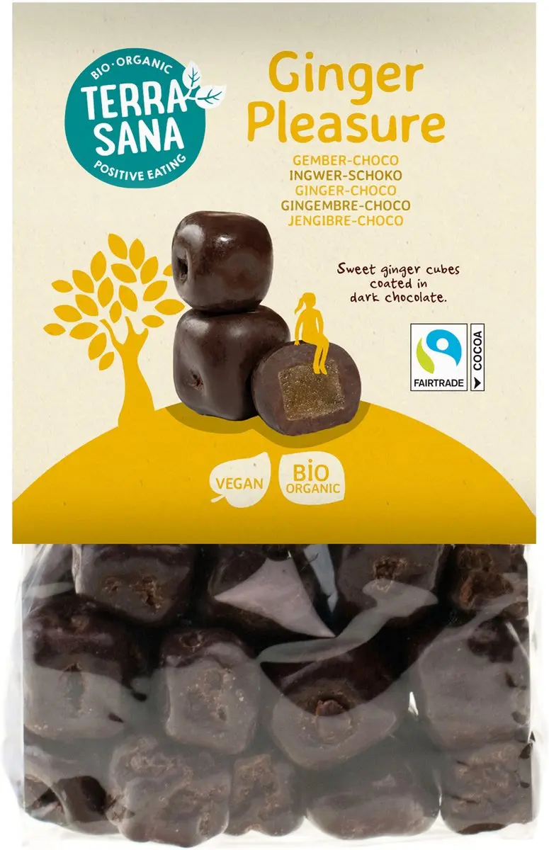 Terrasana Ginger Pleasure Choco Bio 150g