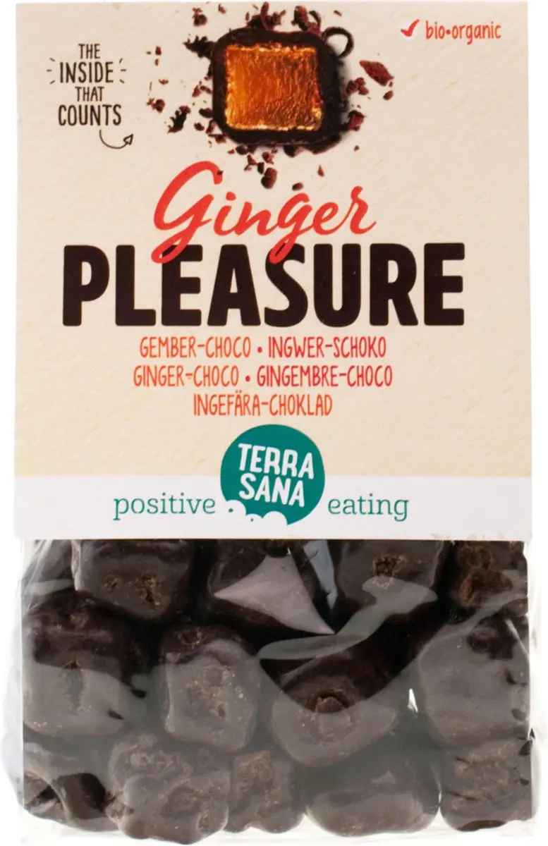Terrasana Ginger Pleasure Choco Bio 150g