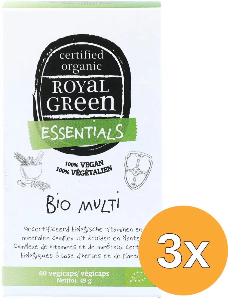 3x Royal Green Multi Bio (60 vega capsules)