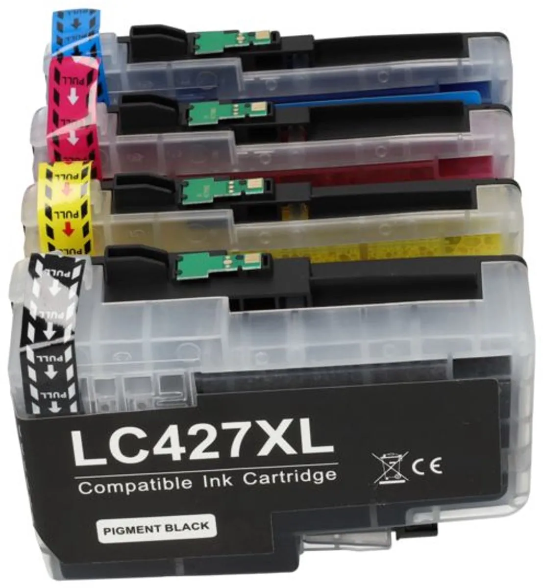 PrintAbout Huismerk Brother LC-427XLVAL Inktcartridge - 4-kleuren - 23.100 pagina's