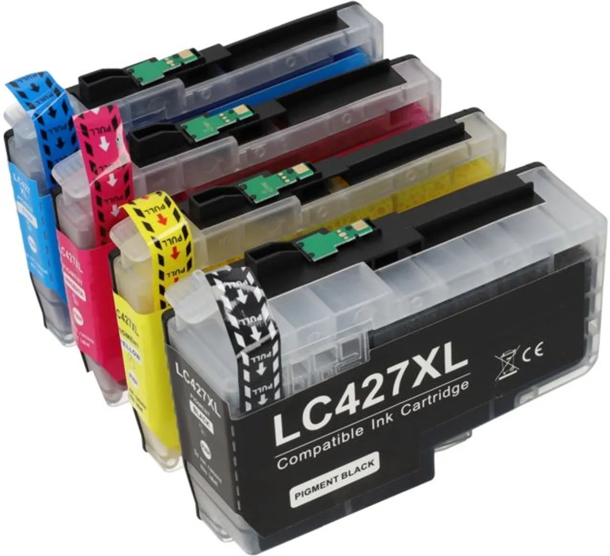 PrintAbout Huismerk Brother LC-427XLVAL Inktcartridge - 4-kleuren - 23.100 pagina's