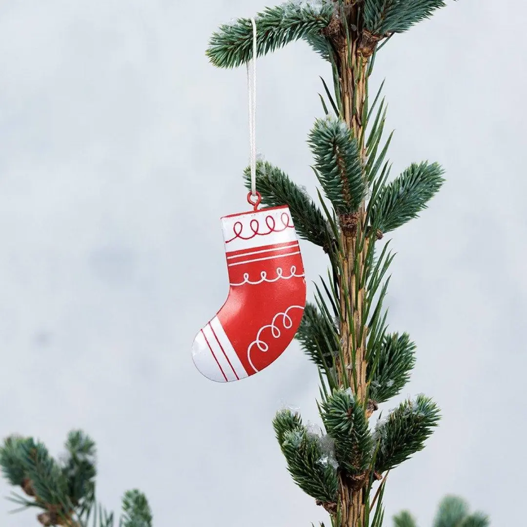 Kersthanger kerstsok metaal