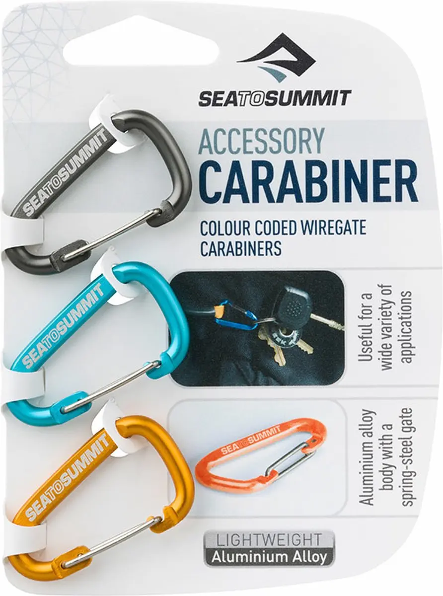 Sea to Summit Karabijnhaak Set - 3 Stuks Multi