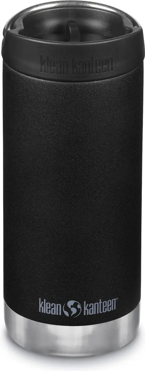 Klean Kanteen TKWide 355ml Café Cap - Zwart
