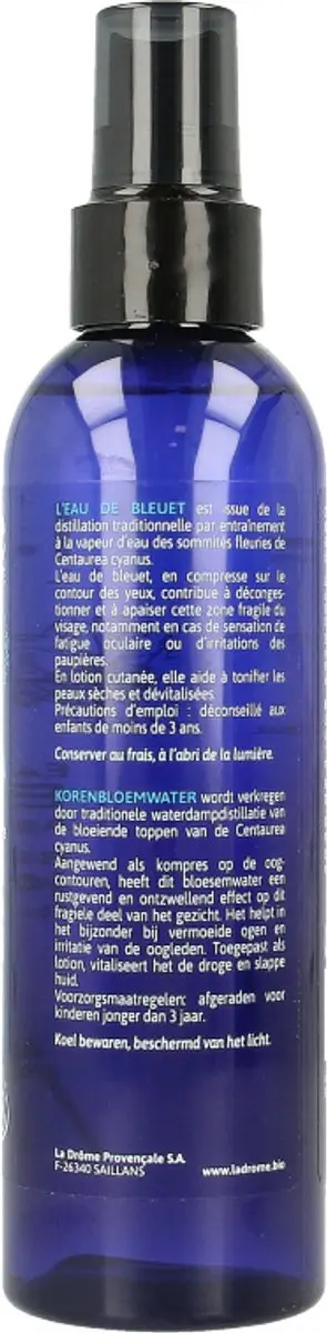 Ladrôme Korenbloemwater Hydrolaat 200ml