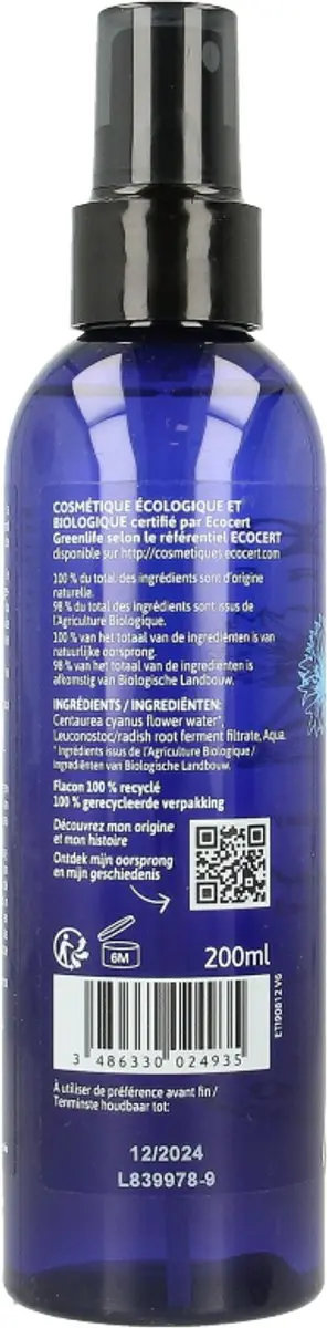Ladrôme Korenbloemwater Hydrolaat 200ml