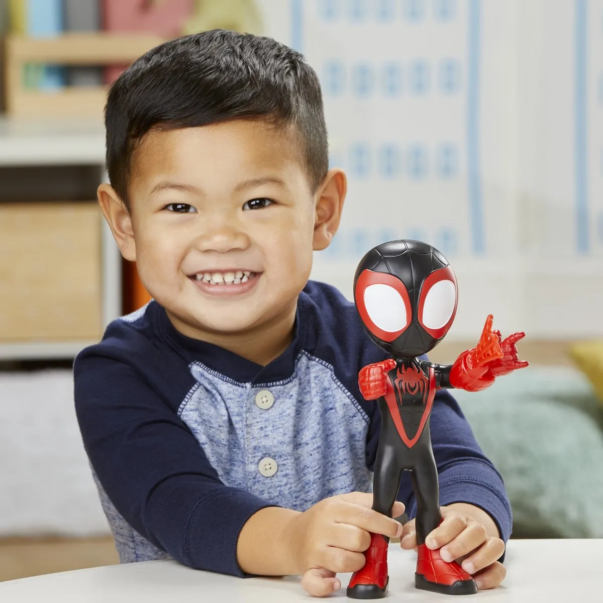 Marvel Spidey and His Amazing Friends Miles Morales Actiefiguur 23cm - F39885X45 - Multi - afbeelding 6 van 6