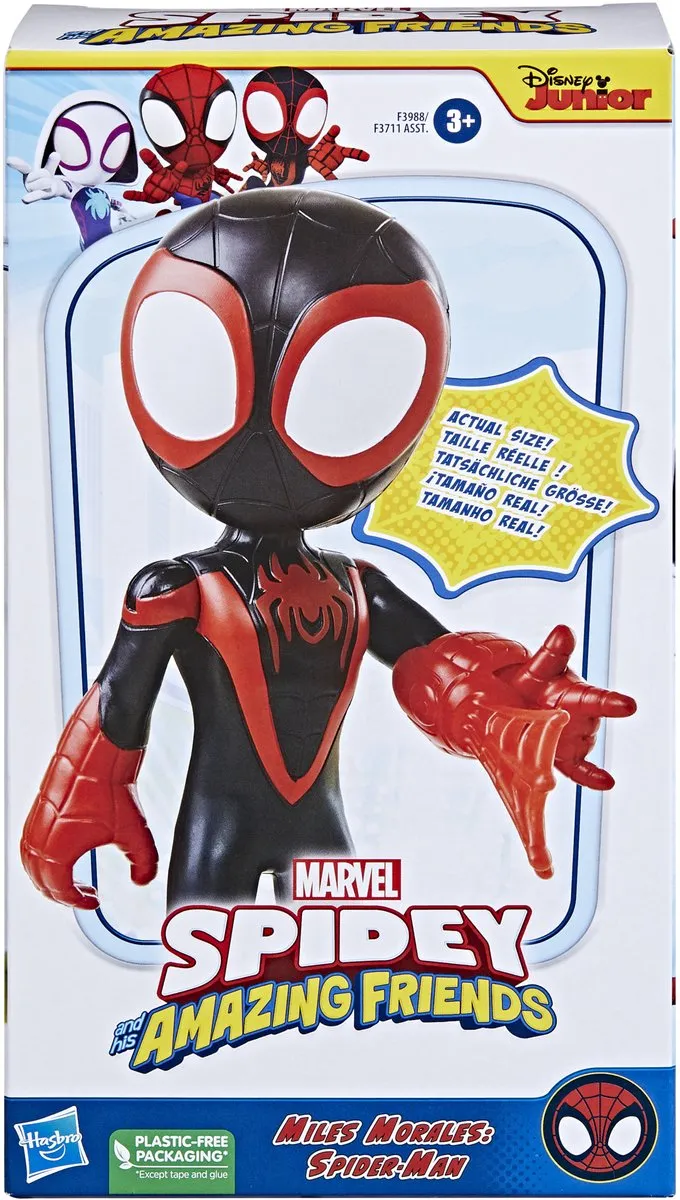 Marvel Spidey and His Amazing Friends Miles Morales Actiefiguur 23cm - F39885X45 - Multi