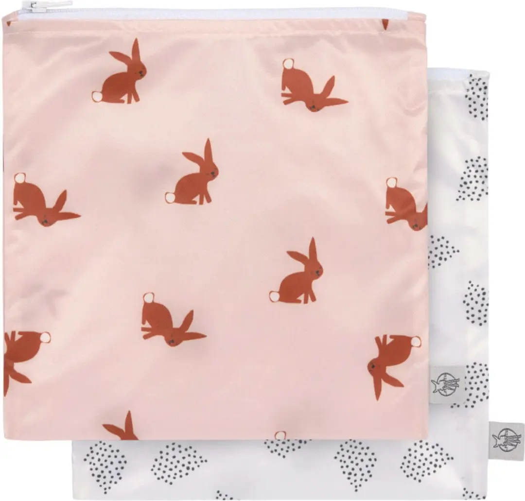 Lässig Snackbag 2pack Little forest Rabbit