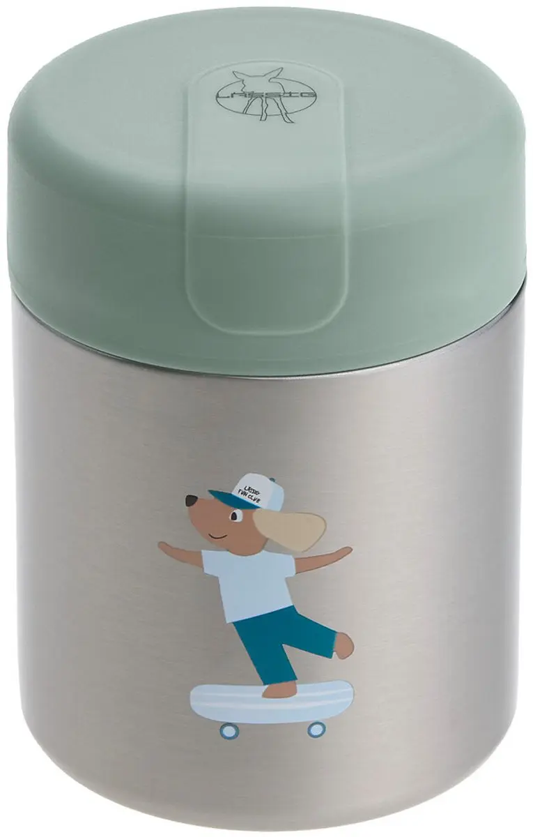 Lässig Tiny Team Dog Food Jar RVS