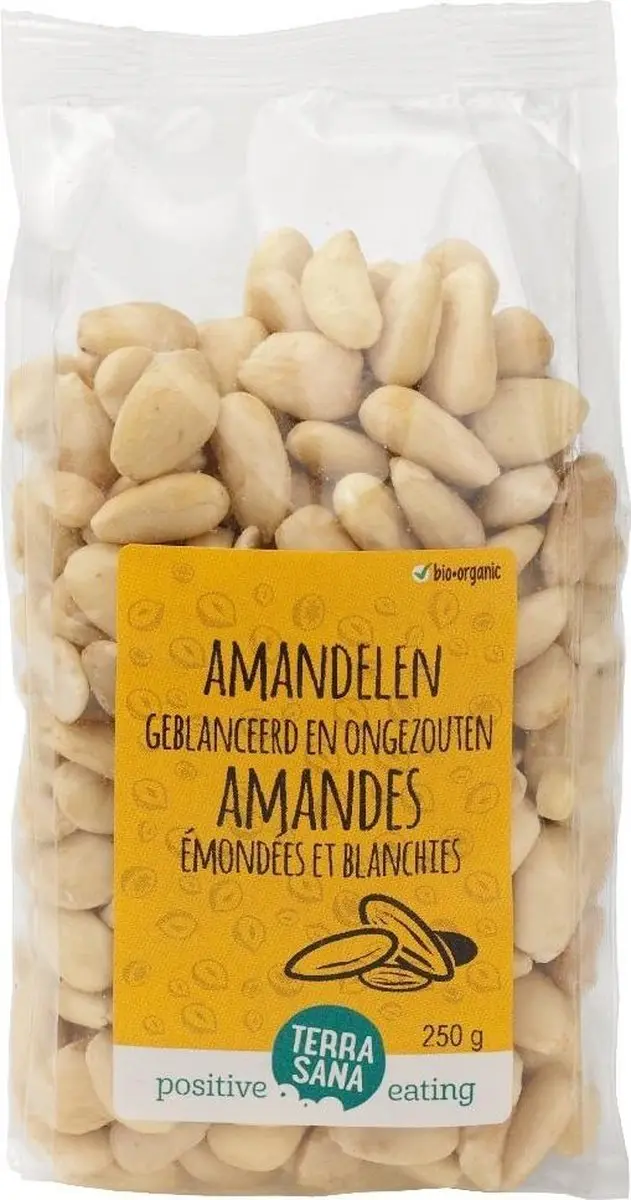 Terrasana Amandelen Wit 250g