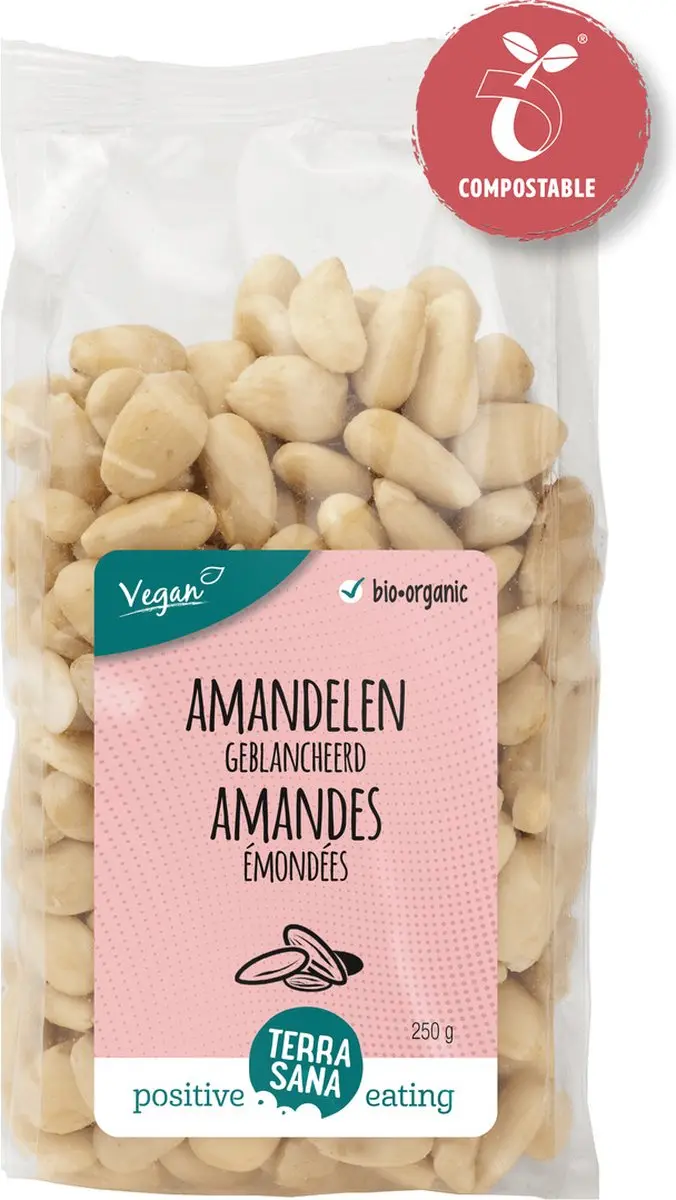 Terrasana Amandelen Wit 250g