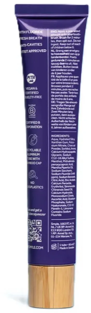 Smyle Liquid Tandpasta Superwhite Fresh - 1 Stuk