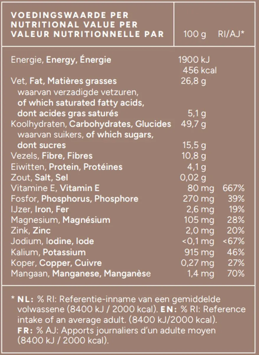 Mattisson HealthStyle Biologische Tijgernoten Gepeld 450g