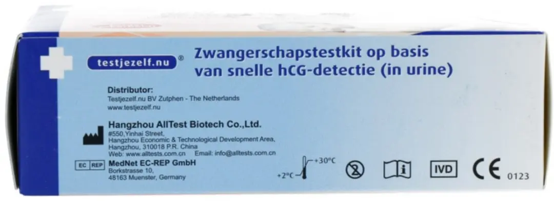 Testjezelf.nu Zwangerschapstest Cassette - 6 Stuks - afbeelding 4 van 6