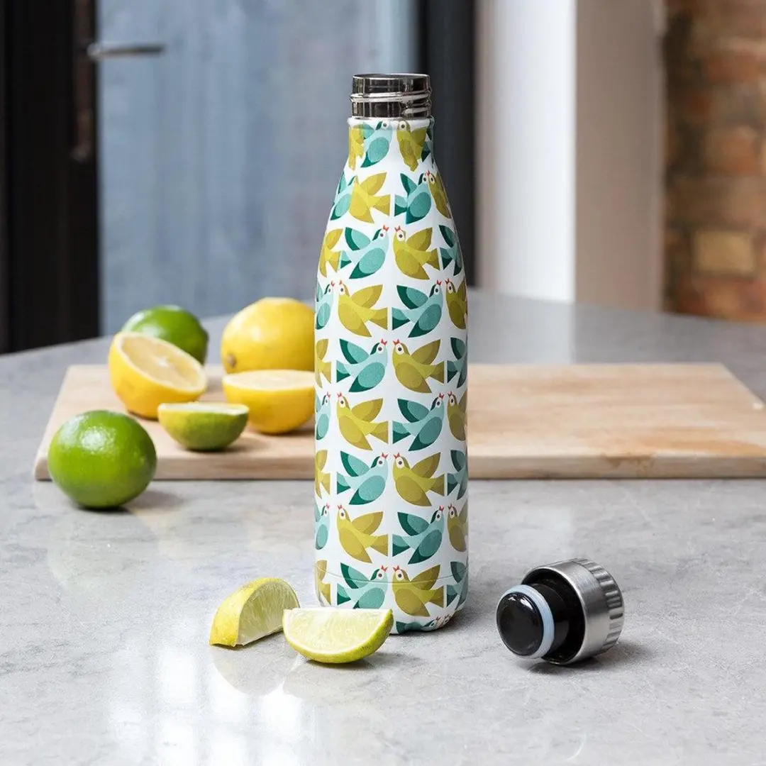Rex London Love Birds Thermos Drinkfles 500ml - Multicolor