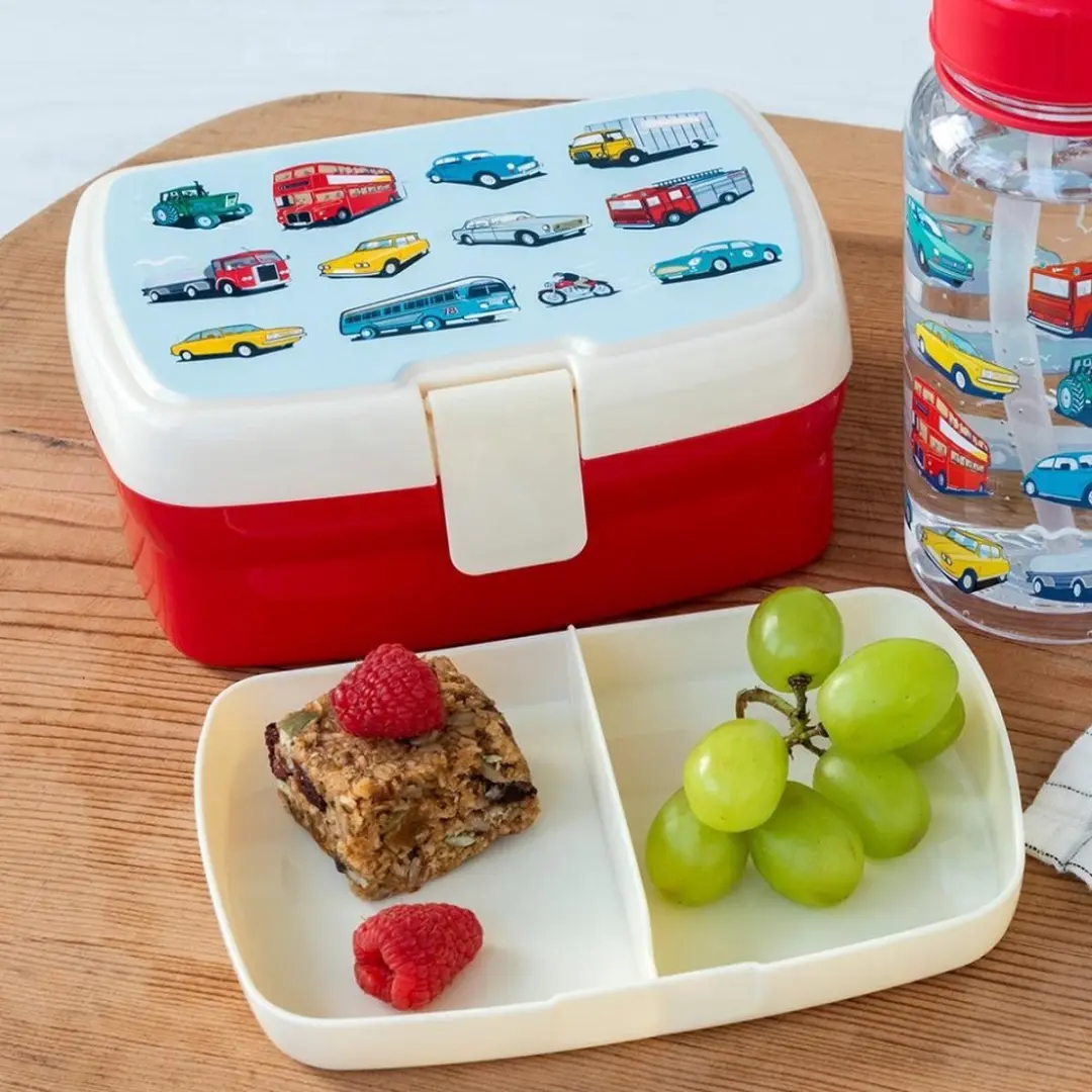 Rex London Kinderlunchtrommel Road Trip 0,75L - Rood