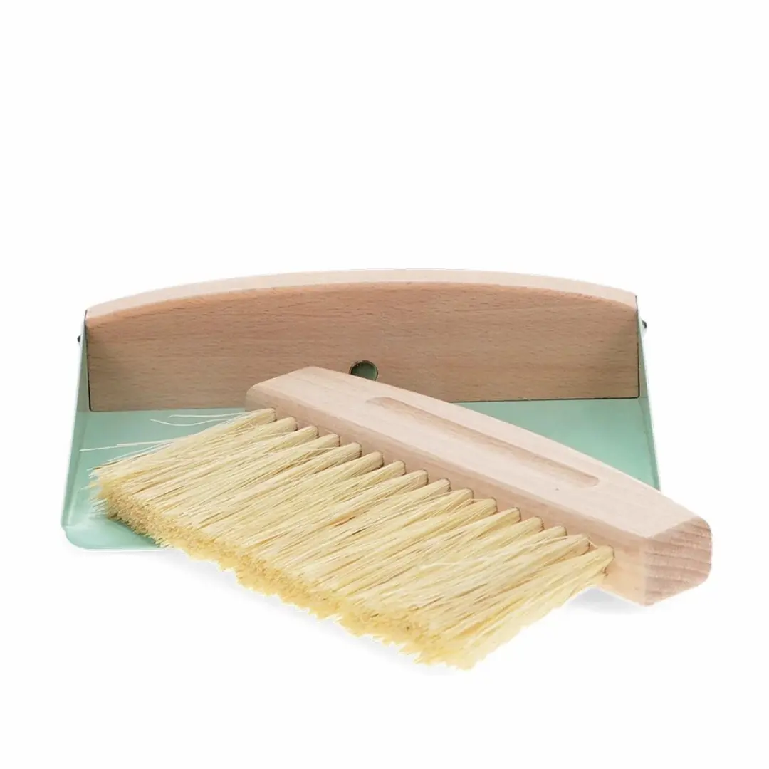 Rex London Houten Tafelborstel & Schep 30404 - Pistachegroen