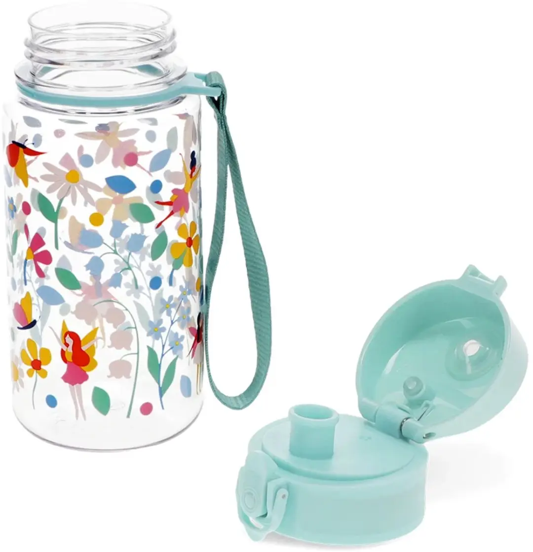 Rex London Kinder Sportfles Fairies in the Garden - Roze/Blauw/ Groen/Wit