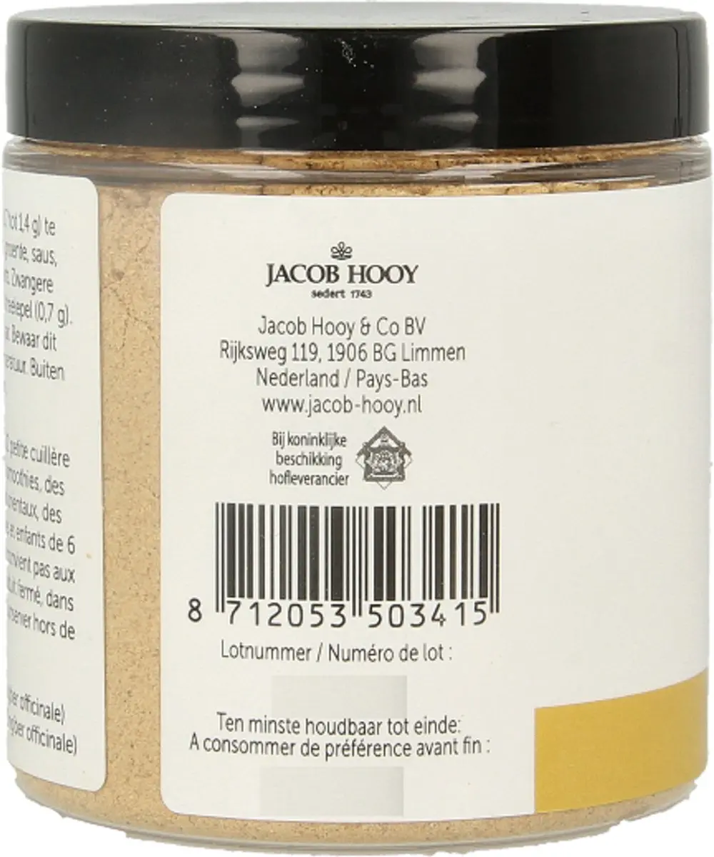Jacob Hooy Gemberpoeder 115g