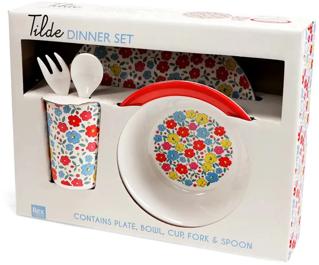 Rex London Tilde Melamine Bord - 5 Stuks