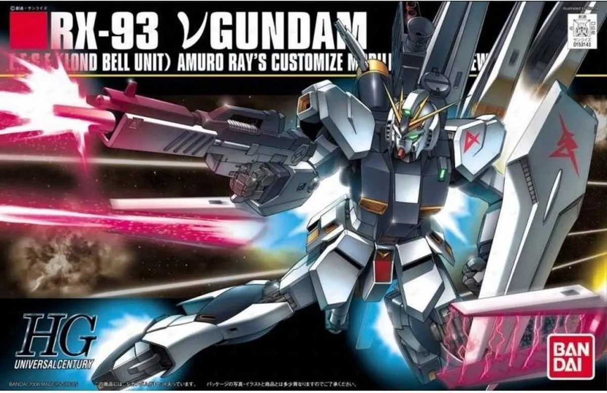 Bandai HGUC RX-93 Nu Gundam GUN57953 - Multi