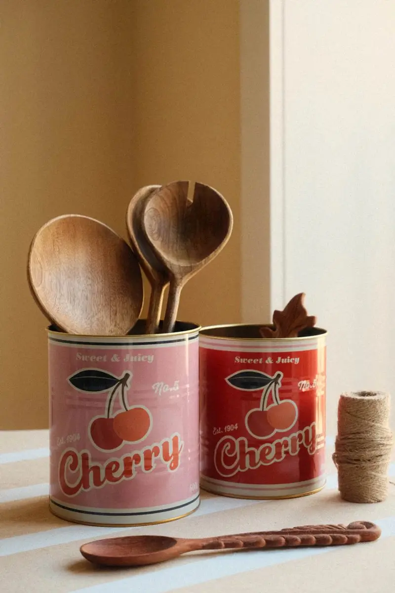 Rex London Voorraadblikken Cherry - 2 Stuks