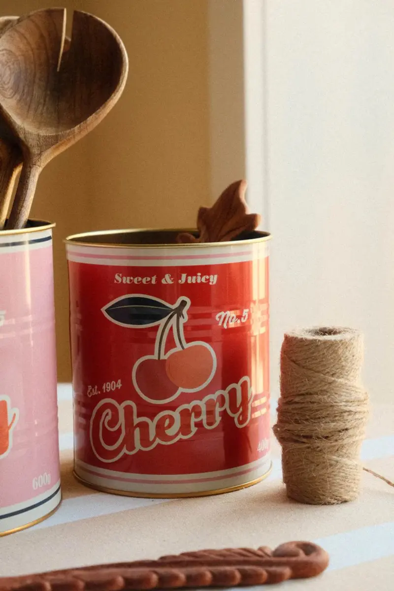Rex London Voorraadblikken Cherry - 2 Stuks