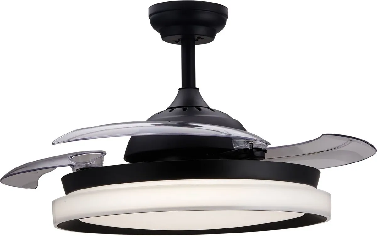 Philips Bliss LED-plafondlamp - met ventilator - zwart