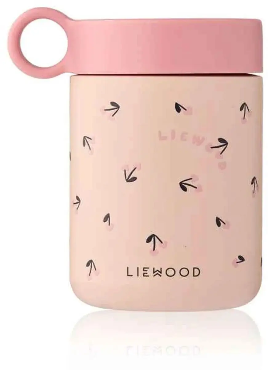 Liewood | thermosbeker mini cherry heart rosey 350ml