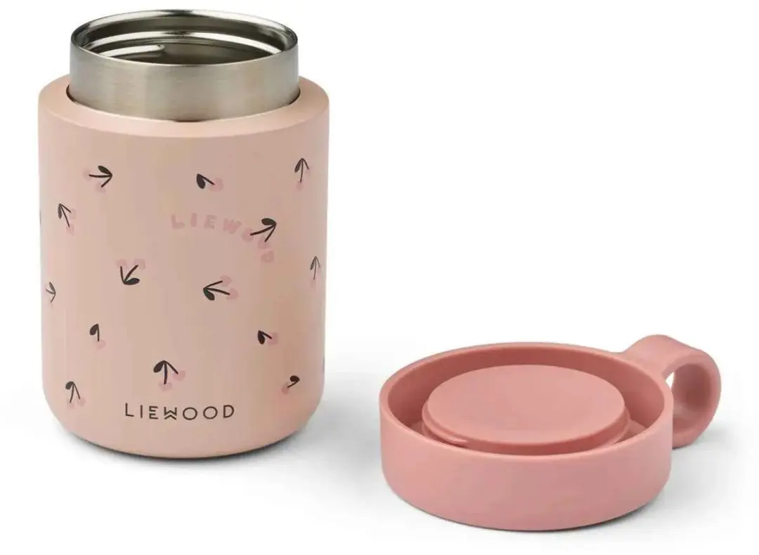 Liewood | thermosbeker mini cherry heart rosey 350ml