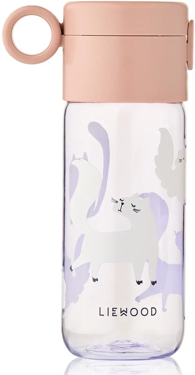 Liewood Drinkfles Clemence Cat/Warm Lilac 350ml