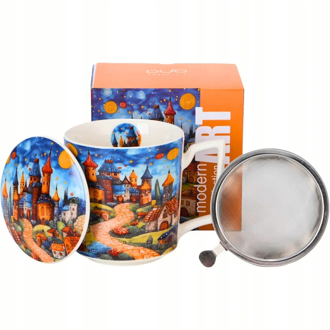Porseleinen Theemok 450ml met zetgroep