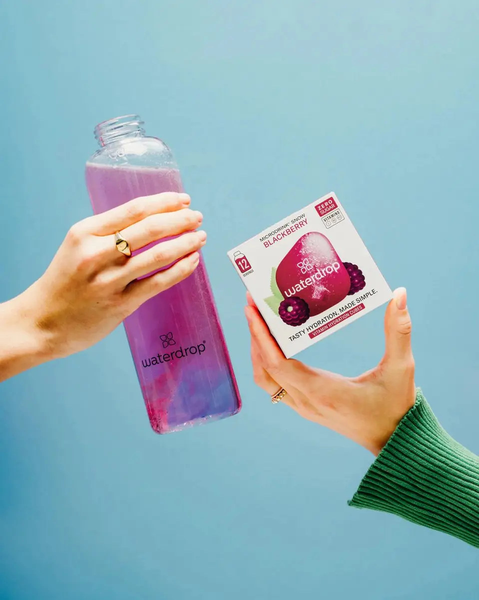 Waterdrop Microdrink Blackberry Snow 12 Stuks - 12cl