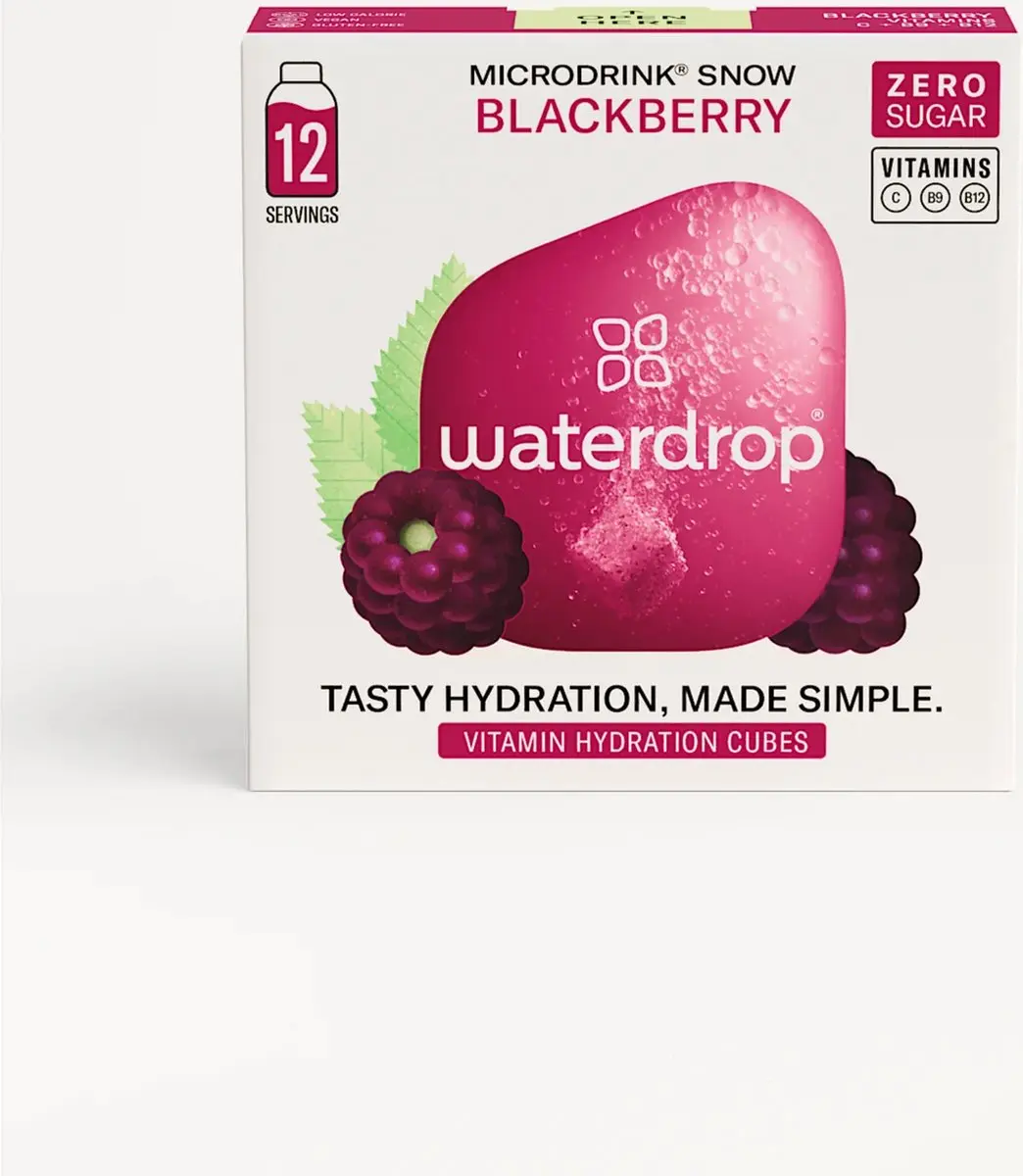 Waterdrop Microdrink Blackberry Snow 12 Stuks - 12cl