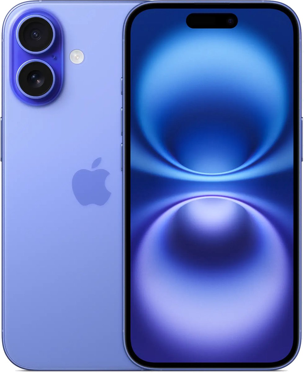 Apple iPhone 16 - 256GB - Blauw