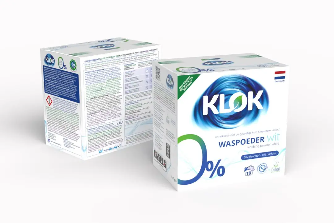 Waspoeder Eco Wit 18 Wasbeurten 1,17 kg - afbeelding 2 van 2