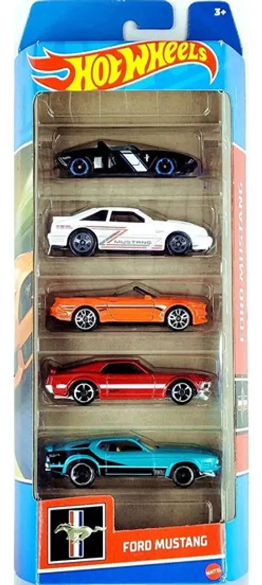 Hot Wheels 5-Pack Ford Mustang