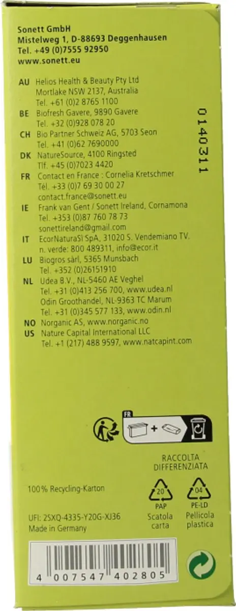 Sonett Vaatwasmachine Tabletten - 25 Stuks