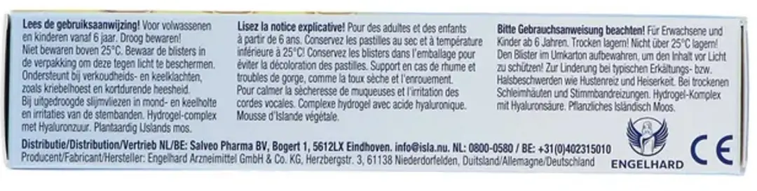 Isla Medic Acute Citrus-Honing Keelpastilles - 20 Stuks - afbeelding 3 van 5