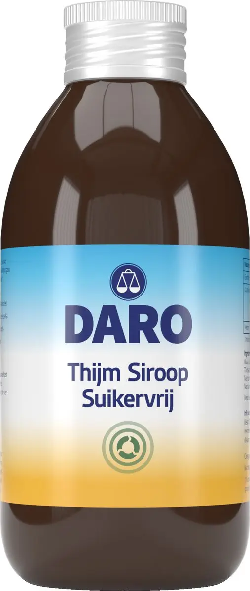 Daro Thijmsiroop Suikervrij 200ml