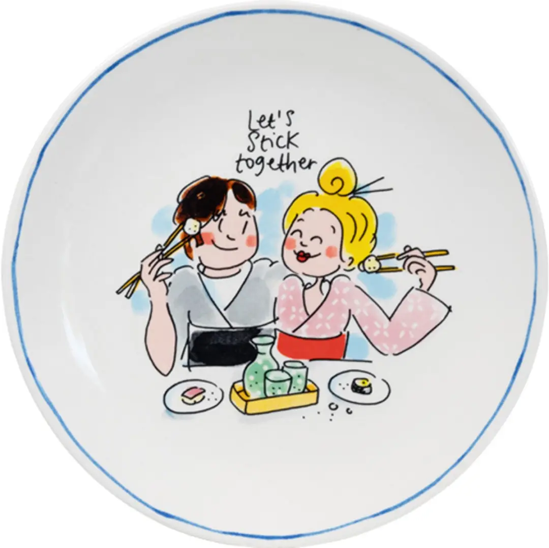 Blond Amsterdam, Sushi: bord 18 cm stick together