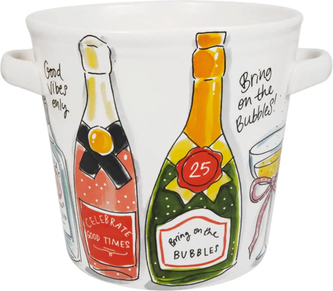 Blond Amsterdam, Even Bijkletsen: ceramic ice bucket
