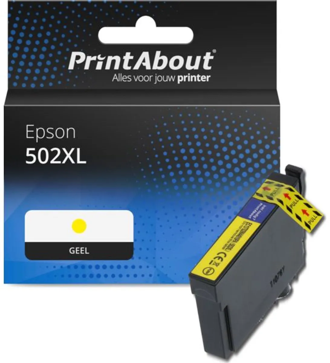 PrintAbout C13T02W44010 Inktcartridge Geel - 535 Pagina's